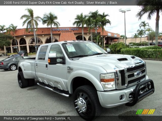 2008 Ford F350 Super Duty FX4 Crew Cab 4x4 Dually in Silver Metallic