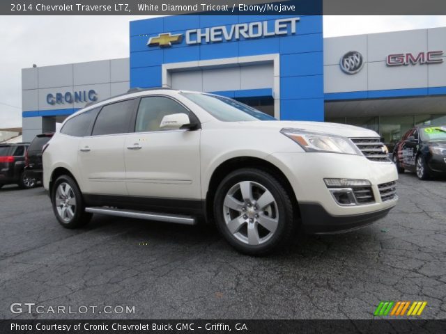2014 Chevrolet Traverse LTZ in White Diamond Tricoat