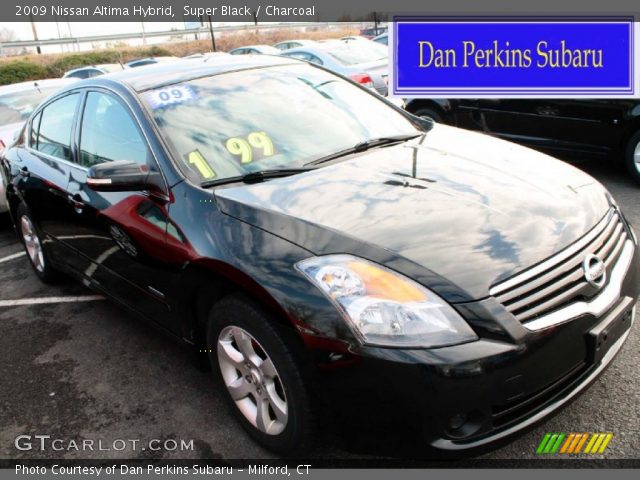 2009 Nissan Altima Hybrid in Super Black