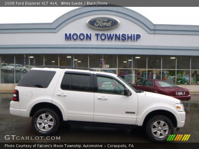 2008 Ford Explorer XLT 4x4 in White Suede