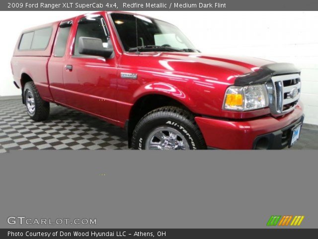 2009 Ford Ranger XLT SuperCab 4x4 in Redfire Metallic