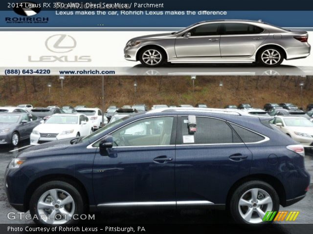 2014 Lexus RX 350 AWD in Deep Sea Mica