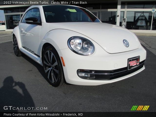 2012 Volkswagen Beetle Turbo in Candy White