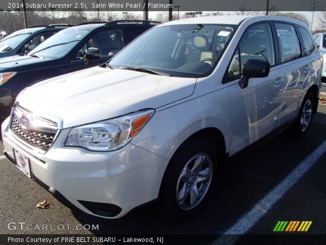 2014 Subaru Forester 2.5i in Satin White Pearl