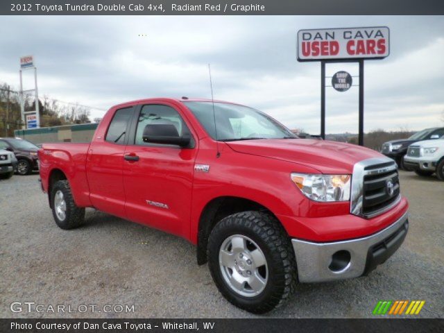 2012 Toyota Tundra Double Cab 4x4 in Radiant Red