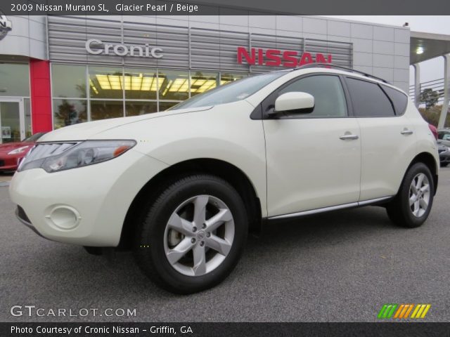 2009 Nissan Murano SL in Glacier Pearl