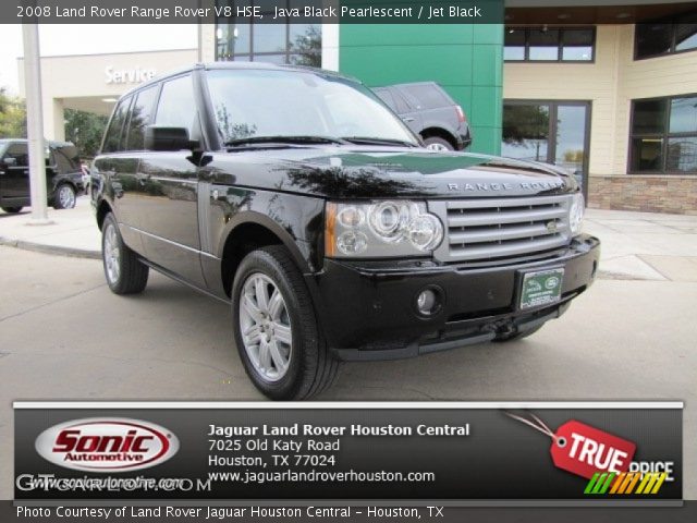 2008 Land Rover Range Rover V8 HSE in Java Black Pearlescent