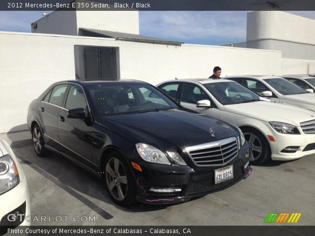 2012 Mercedes-Benz E 350 Sedan in Black