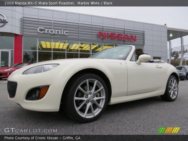 2009 Mazda MX-5 Miata Sport Roadster in Marble White