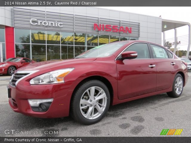 2014 Nissan Altima 2.5 SV in Cayenne Red