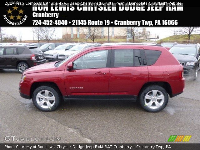 2014 Jeep Compass Latitude 4x4 in Deep Cherry Red Crystal Pearl