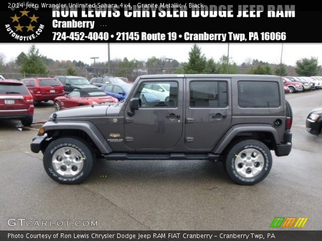 2014 Jeep Wrangler Unlimited Sahara 4x4 in Granite Metallic