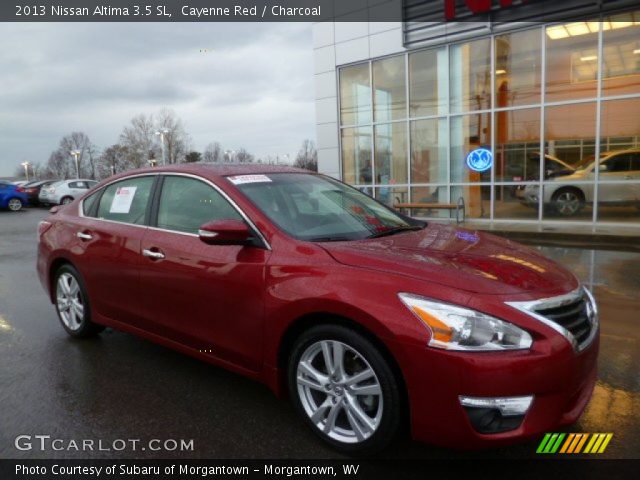 2013 Nissan Altima 3.5 SL in Cayenne Red