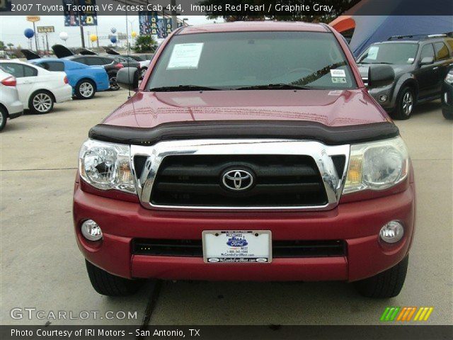 2007 Toyota Tacoma V6 Access Cab 4x4 in Impulse Red Pearl