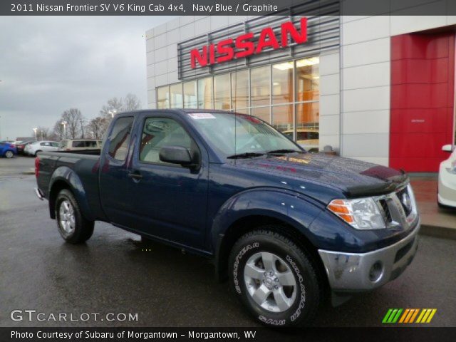 2011 Nissan Frontier SV V6 King Cab 4x4 in Navy Blue