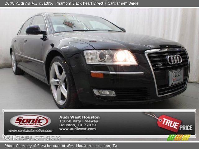 2008 Audi A8 4.2 quattro in Phantom Black Pearl Effect