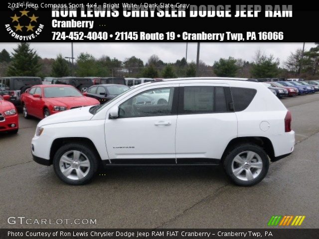 2014 Jeep Compass Sport 4x4 in Bright White