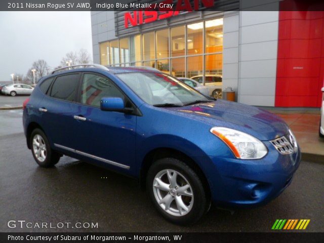 2011 Nissan Rogue SV AWD in Indigo Blue Metallic