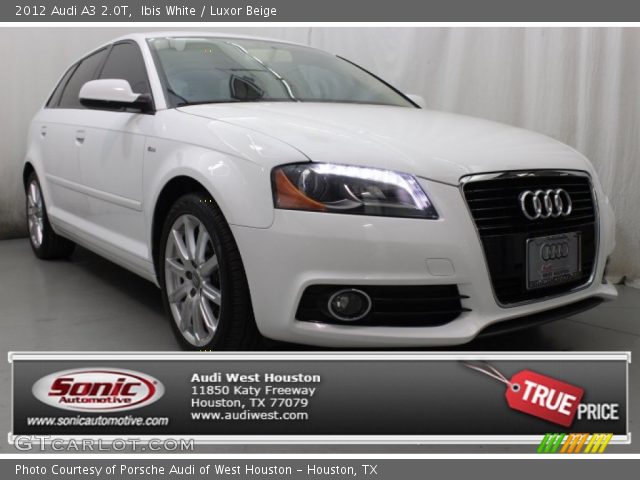 2012 Audi A3 2.0T in Ibis White