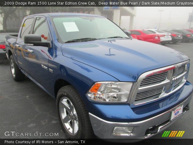 2009 Dodge Ram 1500 Lone Star Edition Crew Cab in Deep Water Blue Pearl
