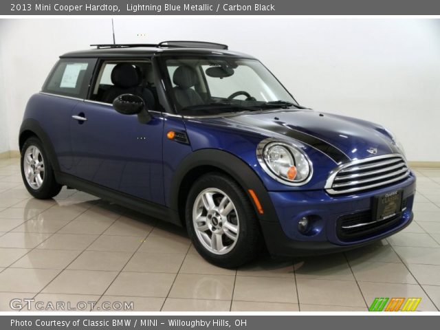 2013 Mini Cooper Hardtop in Lightning Blue Metallic