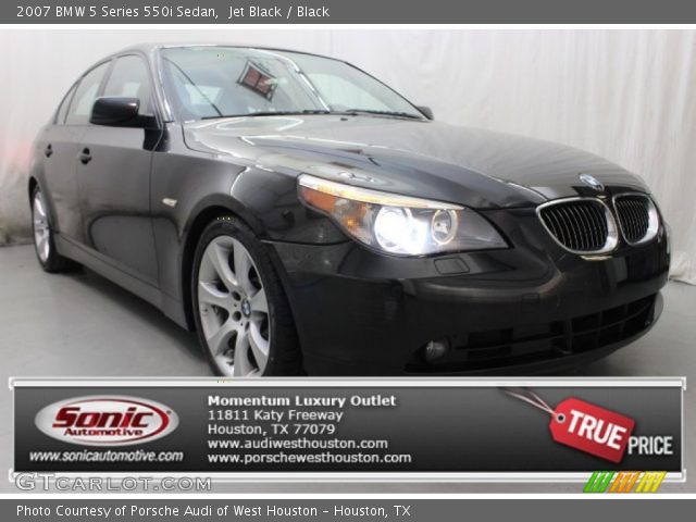 2007 BMW 5 Series 550i Sedan in Jet Black