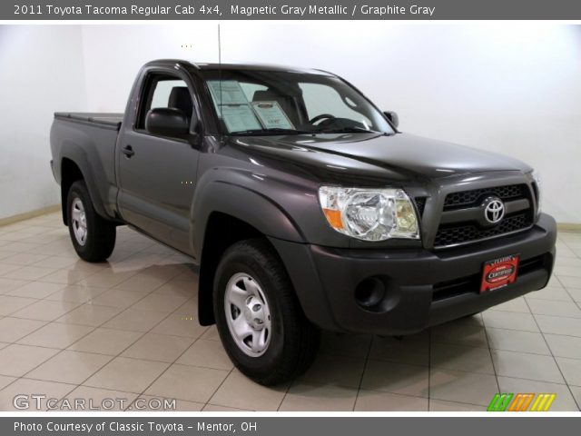 2011 Toyota Tacoma Regular Cab 4x4 in Magnetic Gray Metallic