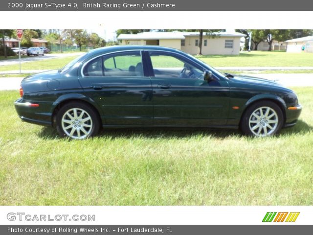2000 Jaguar S-Type 4.0 in British Racing Green