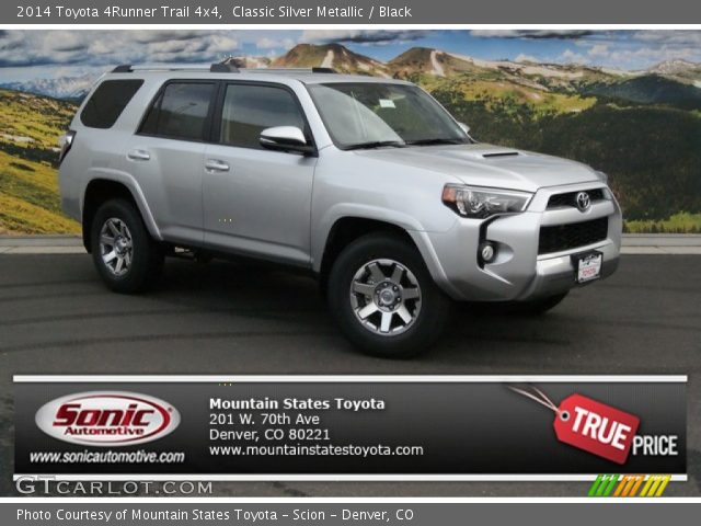 2014 Toyota 4Runner Trail 4x4 in Classic Silver Metallic
