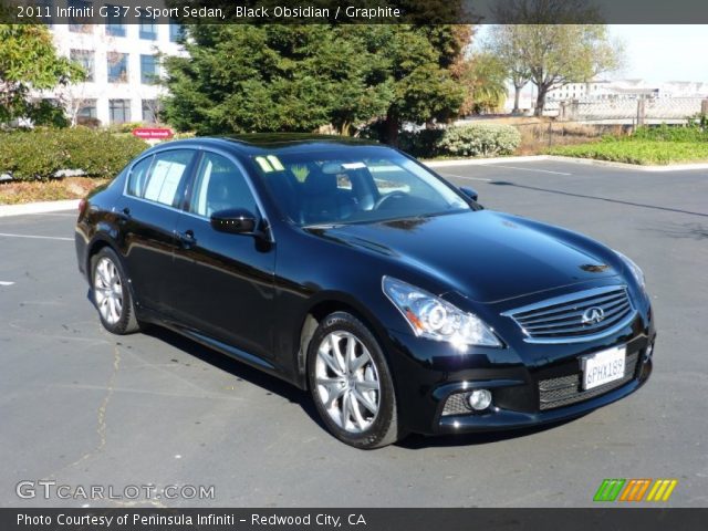 2011 Infiniti G 37 S Sport Sedan in Black Obsidian