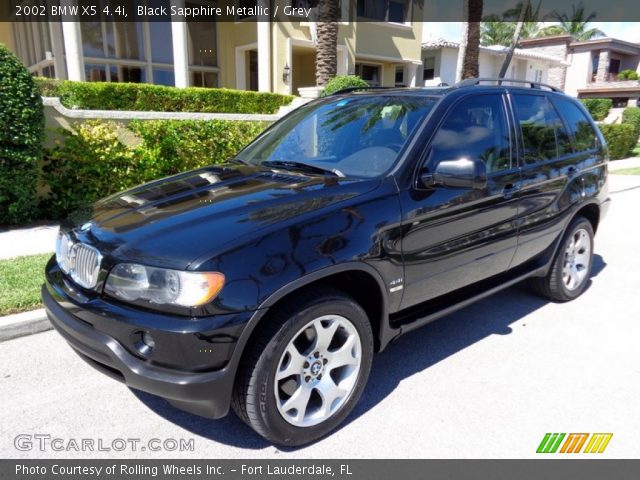 2002 BMW X5 4.4i in Black Sapphire Metallic