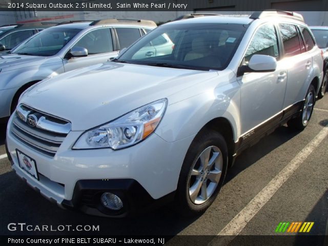 2014 Subaru Outback 2.5i Limited in Satin White Pearl