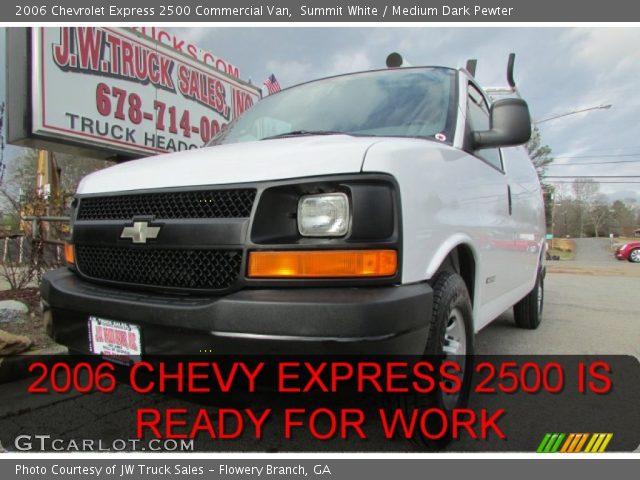 2006 Chevrolet Express 2500 Commercial Van in Summit White