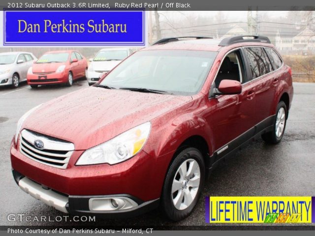 2012 Subaru Outback 3.6R Limited in Ruby Red Pearl