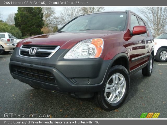2004 Honda CR-V EX 4WD in Chianti Red Pearl