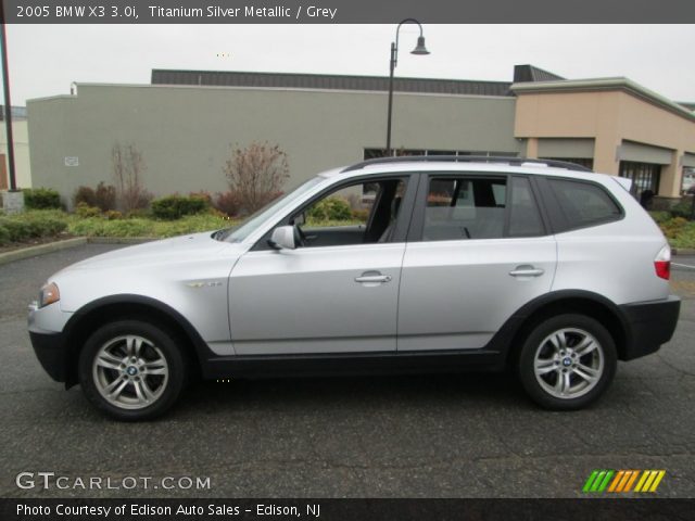 2005 BMW X3 3.0i in Titanium Silver Metallic