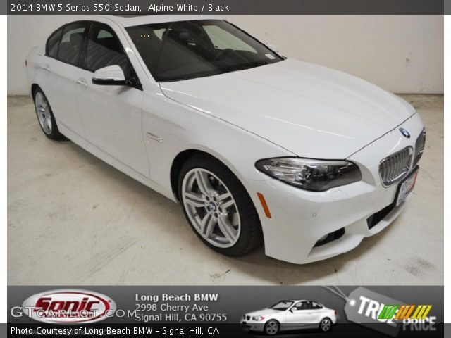 2014 BMW 5 Series 550i Sedan in Alpine White