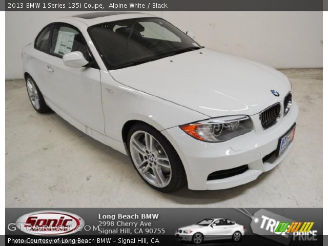 2013 BMW 1 Series 135i Coupe in Alpine White