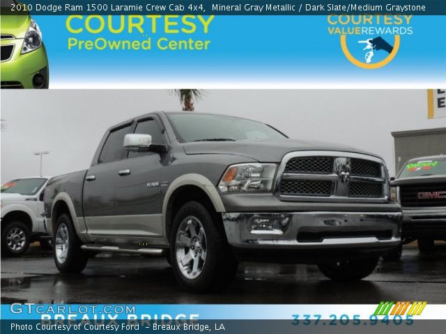 2010 Dodge Ram 1500 Laramie Crew Cab 4x4 in Mineral Gray Metallic