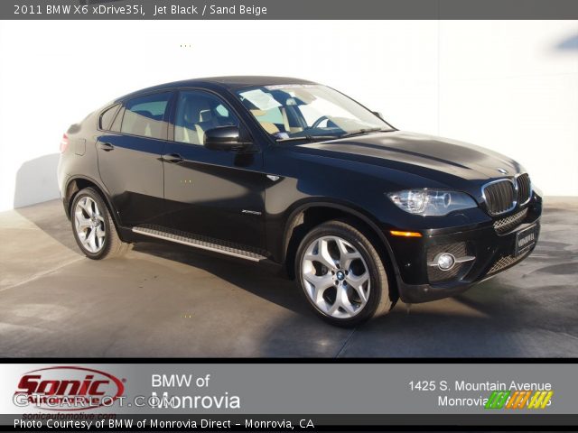 2011 BMW X6 xDrive35i in Jet Black