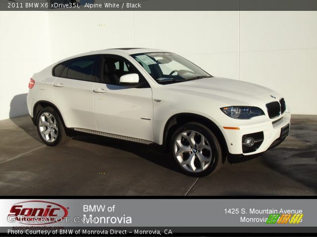 2011 BMW X6 xDrive35i in Alpine White