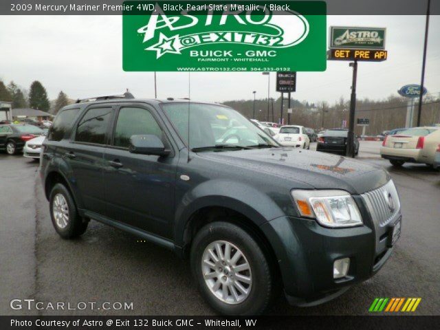 2009 Mercury Mariner Premier 4WD in Black Pearl Slate Metallic