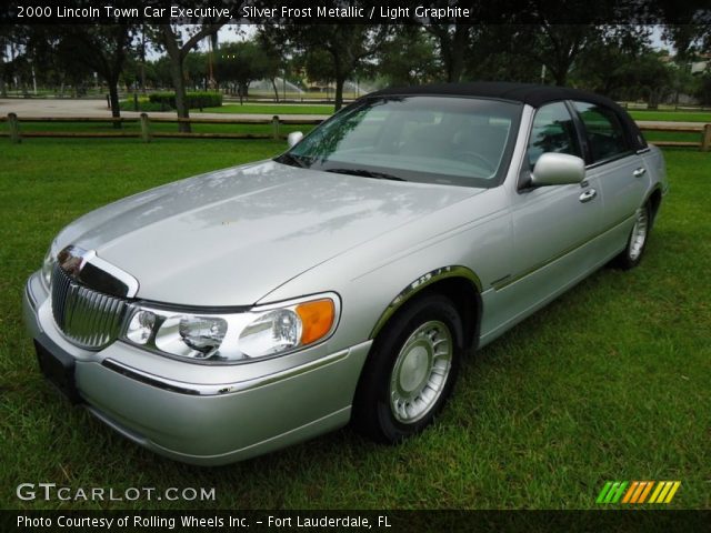 2000 Lincoln Town Car Executive in Silver Frost Metallic
