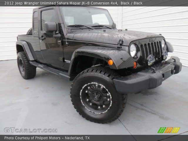 2012 Jeep Wrangler Unlimited Sahara Mopar JK-8 Conversion 4x4 in Black