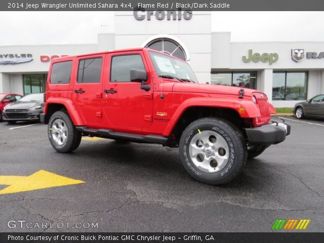 2014 Jeep Wrangler Unlimited Sahara 4x4 in Flame Red