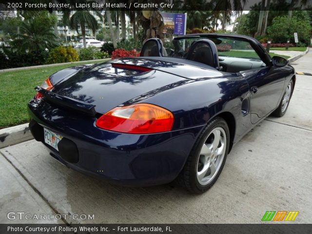 2002 Porsche Boxster  in Lapis Blue Metallic