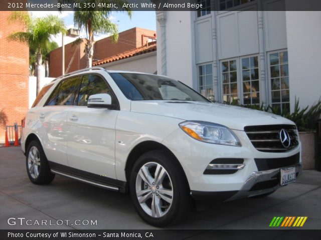 2012 Mercedes-Benz ML 350 4Matic in Arctic White