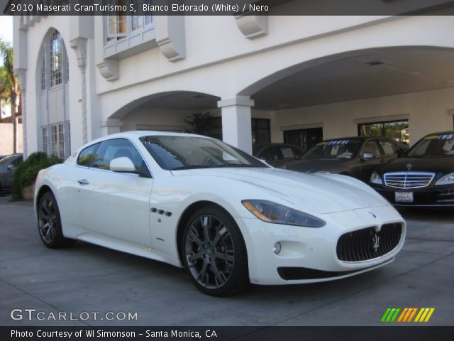 2010 Maserati GranTurismo S in Bianco Eldorado (White)