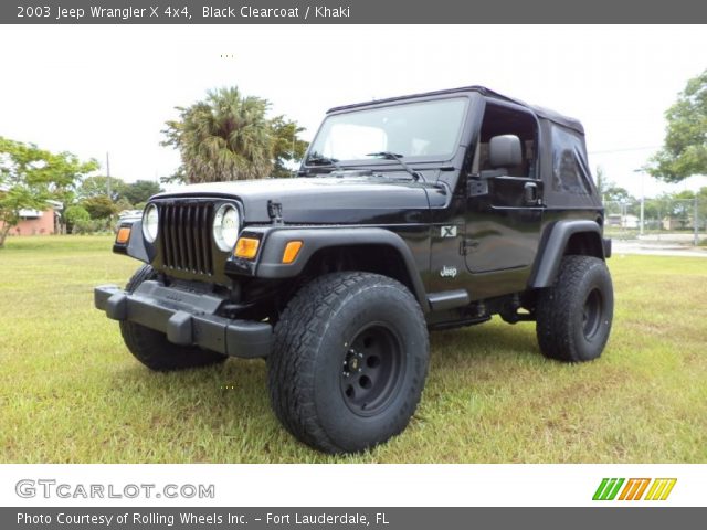 2003 Jeep Wrangler X 4x4 in Black Clearcoat