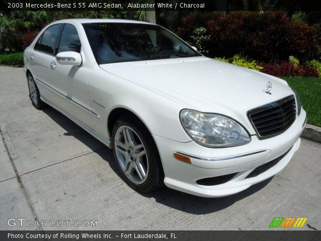 2003 Mercedes-Benz S 55 AMG Sedan in Alabaster White